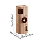 Light Brown 3 Tiers