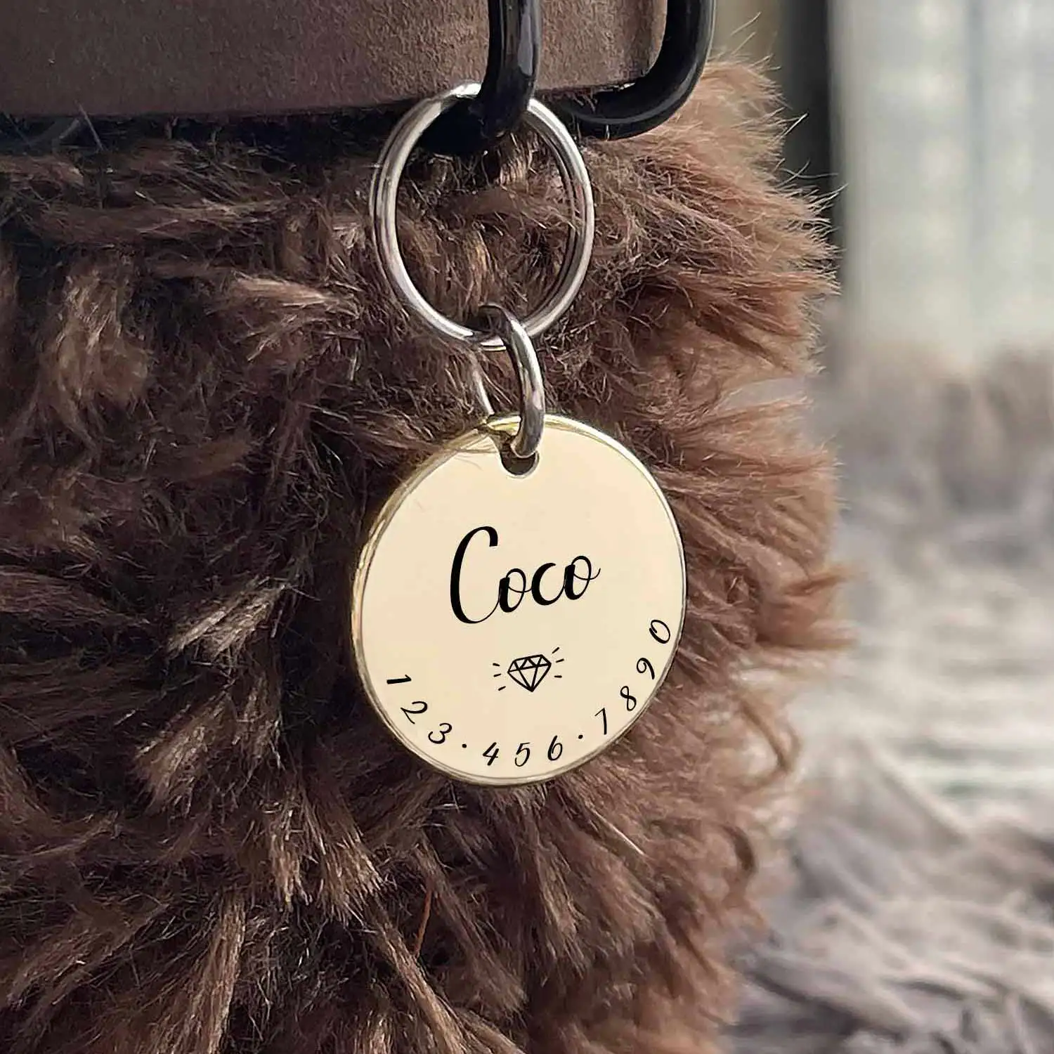 001 Cat Dog Id Tag For Pets Collar Custom Name And Funny Symbol With Phone Number Engraving Front Side 8 kf H847f9f00dc1e499894c55580596b3de4l