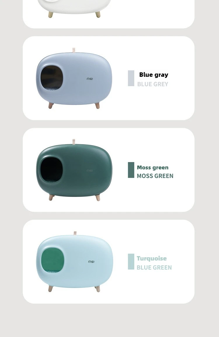 Makesure Cat Litter Box Fully Enclosed Cat Toilet Pet Supplies High-Value Cat Toilet Automatic Self-Cleaning Litter Box 24 kf S0272a0b80f7f42939c6c5bb71a763459D