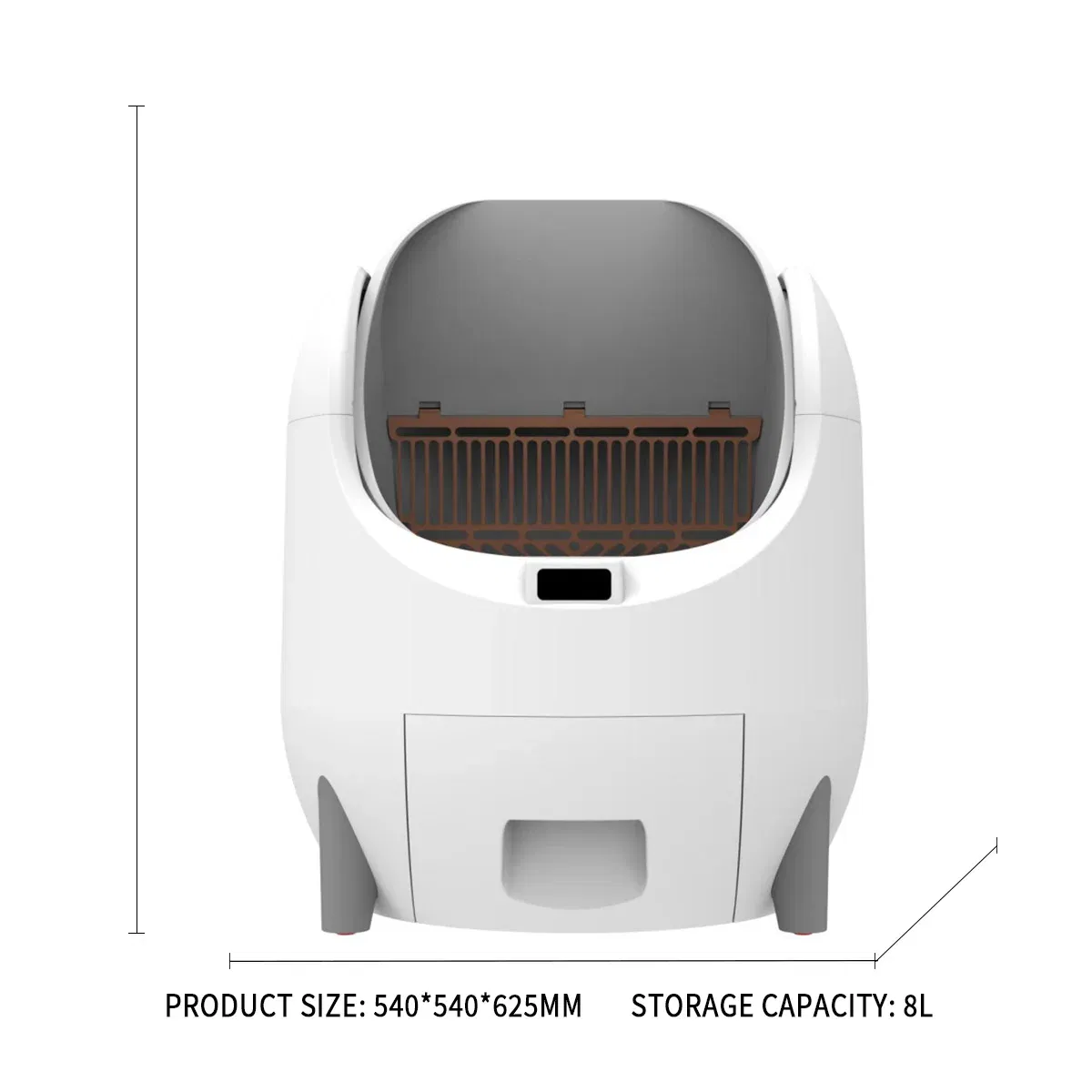 Closed Cat Litter Box Extra Large Cat Litter Products Plastic Self Cleaning Automatic Litter Box Large 17 kf S0d0c42f3ac314f3d829da24379f1161cd