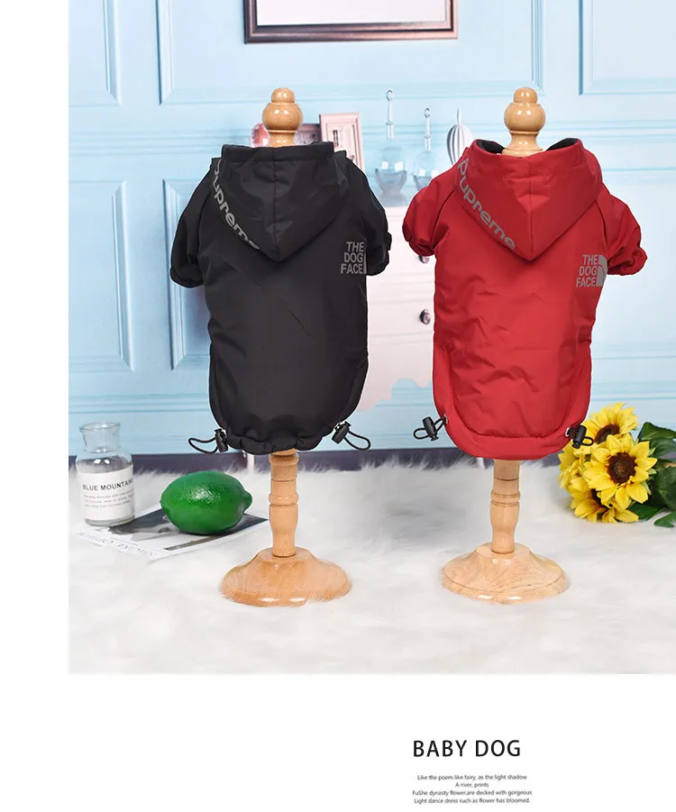 Reflective Pet Clothes Autumn Winter Pet Dog Waterproof Warm Coat Cotton Hooded Jacket The Dog Face Small Dog Clothes 16 kf S248ec9f7f8fd4a2bb77aa2bedb8a9543r