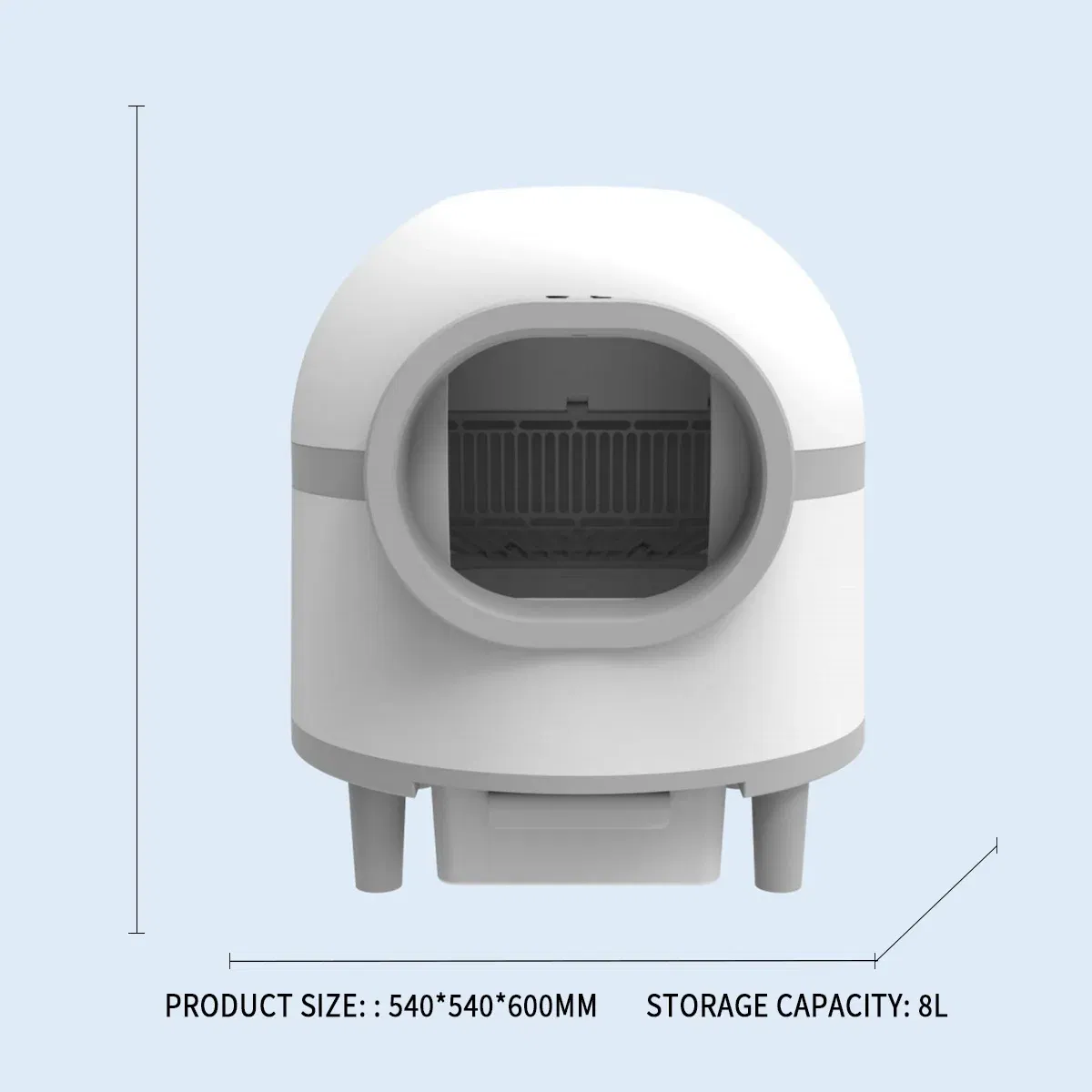 Closed Cat Litter Box Extra Large Cat Litter Products Plastic Self Cleaning Automatic Litter Box Large 9 kf S365b17dc211a4f508e9f43d2cf5437546