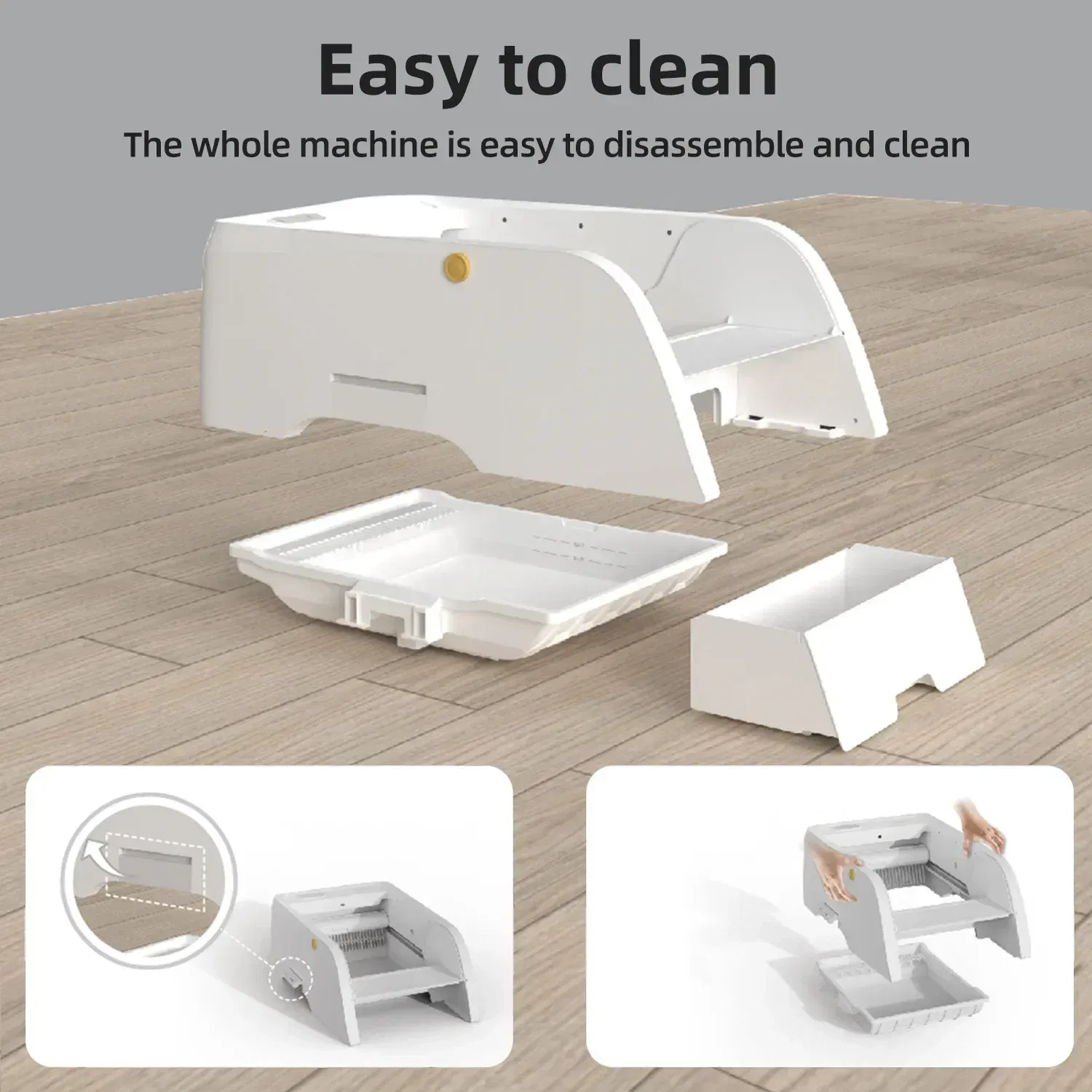 Smart Cat Litter Box Automatic Self-Cleaning Cat Bedpans Semi Enclosed Toilet Trainer Pet Products Cat'S Accessories With App 9 kf S3b21419a22154f2382b29257e8ccd4c7O