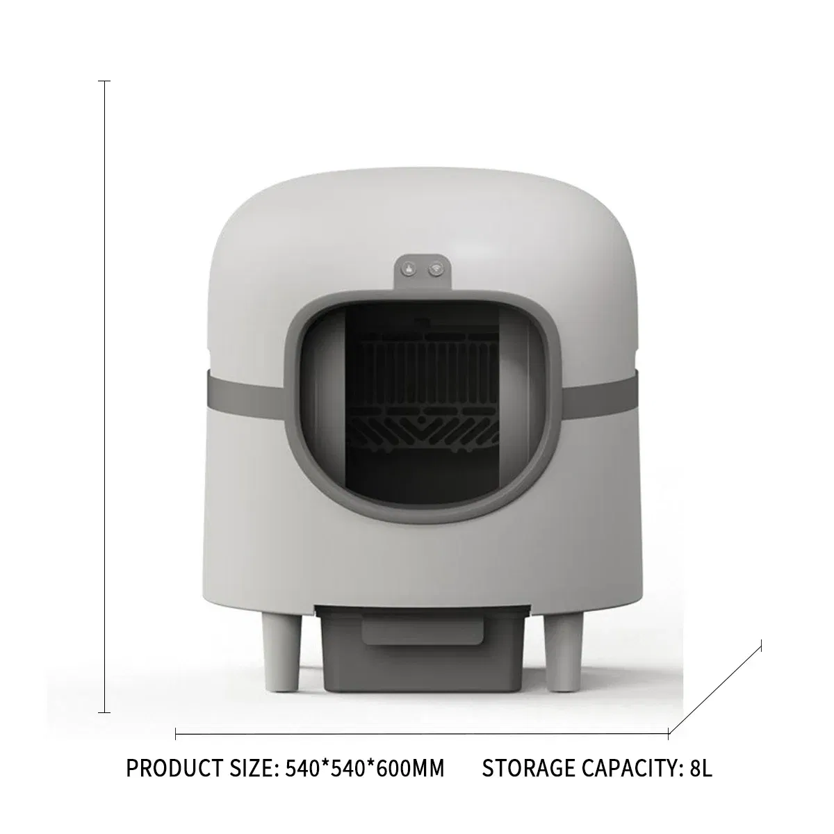 Closed Cat Litter Box Extra Large Cat Litter Products Plastic Self Cleaning Automatic Litter Box Large 14 kf S49f5c46a72e5422d8a9c30114157ff7fP