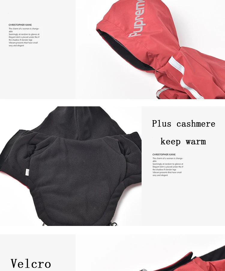 Reflective Pet Clothes Autumn Winter Pet Dog Waterproof Warm Coat Cotton Hooded Jacket The Dog Face Small Dog Clothes 11 kf S4f0c18c5f87841f79fe43207b2c112cdq