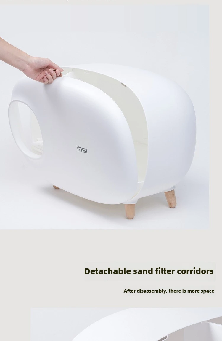 Makesure Cat Litter Box Fully Enclosed Cat Toilet Pet Supplies High-Value Cat Toilet Automatic Self-Cleaning Litter Box 15 kf S5aeea7a365504d8f8b42f0abe06bad37A