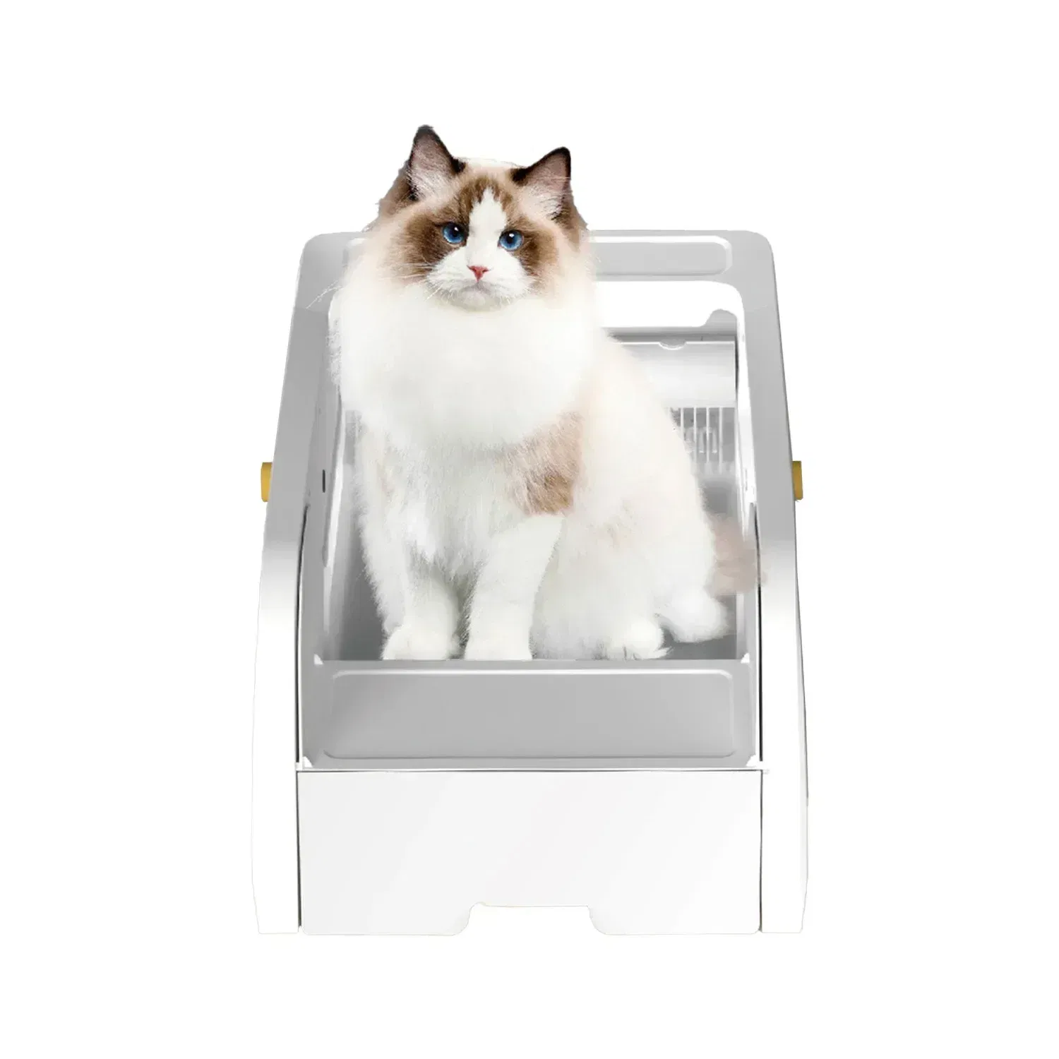 Smart Cat Litter Box Automatic Self-Cleaning Cat Bedpans Semi Enclosed Toilet Trainer Pet Products Cat'S Accessories With App 16 kf S6196272316b842fca86d05e9952957acm