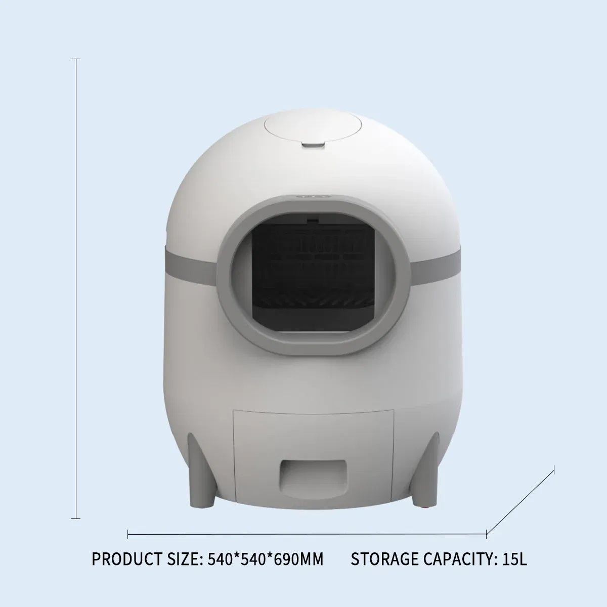 Closed Cat Litter Box Extra Large Cat Litter Products Plastic Self Cleaning Automatic Litter Box Large 7 kf S641c89b7607d46859460408d7b964c89H