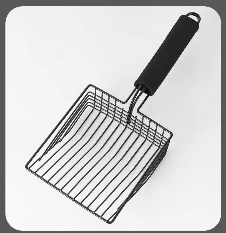 Cat Litter Scoop Metal Cat Litter Shovel Comfortable Handle Scoop For Cats Toilet Cleaning Tools Stainless Steel Cats Shovel 11 kf S6eb65d0ead0d4adca83114e78375728cE