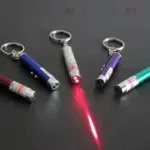 Mini Cat Toy Laser Pointer LED Flashlight Dog Cat Laser Toy Fun Pet Electronic Device Interactive Cat Toy (1 Pack, Purple)