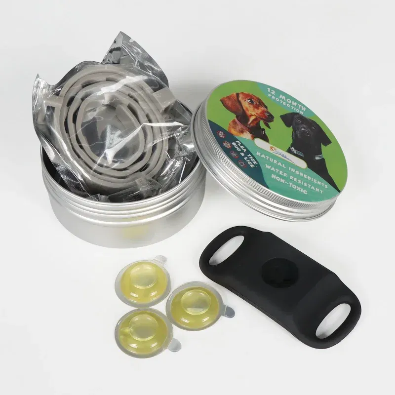 강아지Pet Flea Collars Natural Anti-Flea &Amp; Tick Pendant Oils For Dogs &Amp; Cats Collar Pet Supplies Collar Adjustable Breakaway Collar 8 kf S86d414e021a9400e9042f851c5786fad3