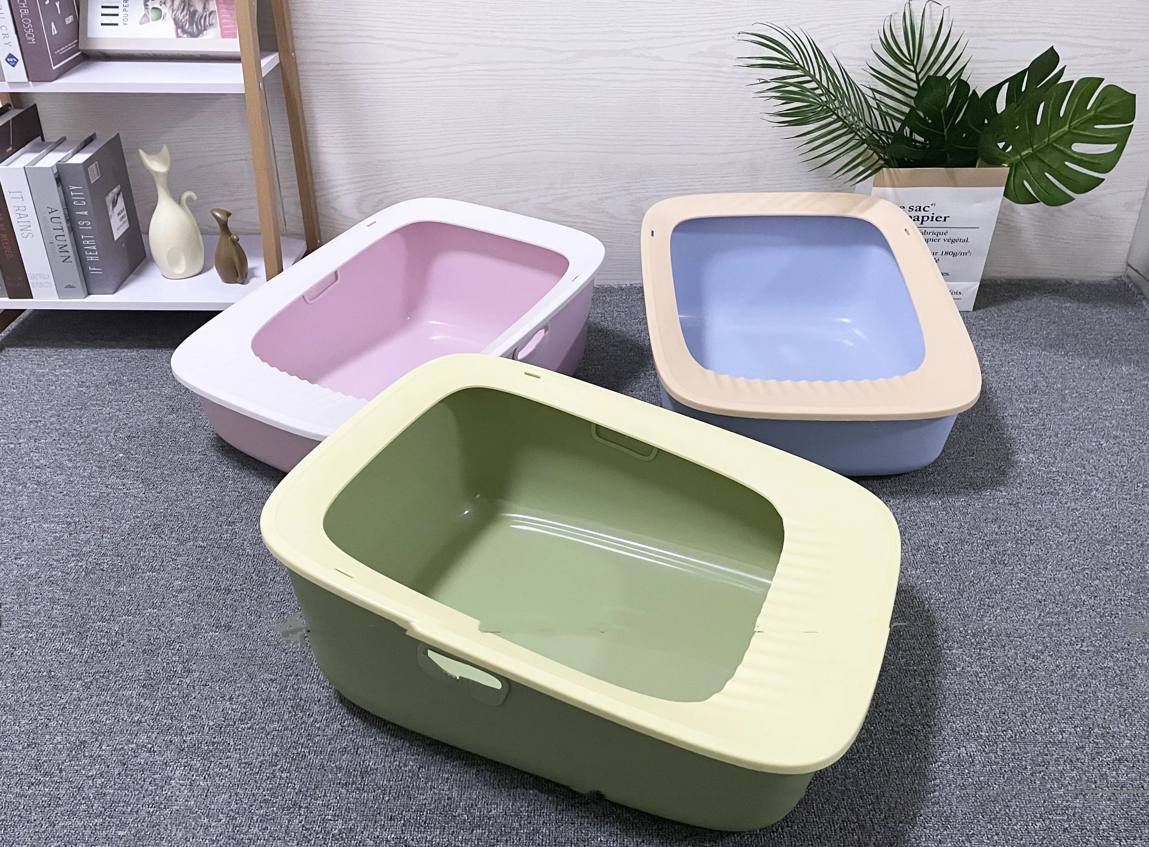 Closed Cat Litter Box Extra Large Cat Litter Products Plastic Self Cleaning Automatic Litter Box Large 27 kf S86dd47ffea04461e8b1d812a81a88691L
