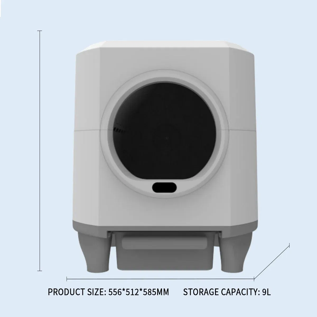 Closed Cat Litter Box Extra Large Cat Litter Products Plastic Self Cleaning Automatic Litter Box Large 15 kf S94226073ba8a4ea882809dd1867e6619m