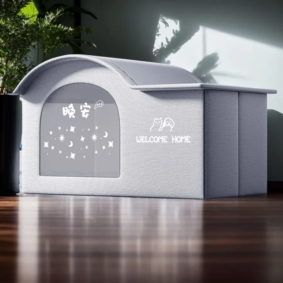 All Seasin Small Cat Dog Air Conditioning House Bed Summer Cooling Winter Warm Nest Dog Dog Four Seasons Pet House 19 kf S9ba975b23a664547a4ae1706956c45338