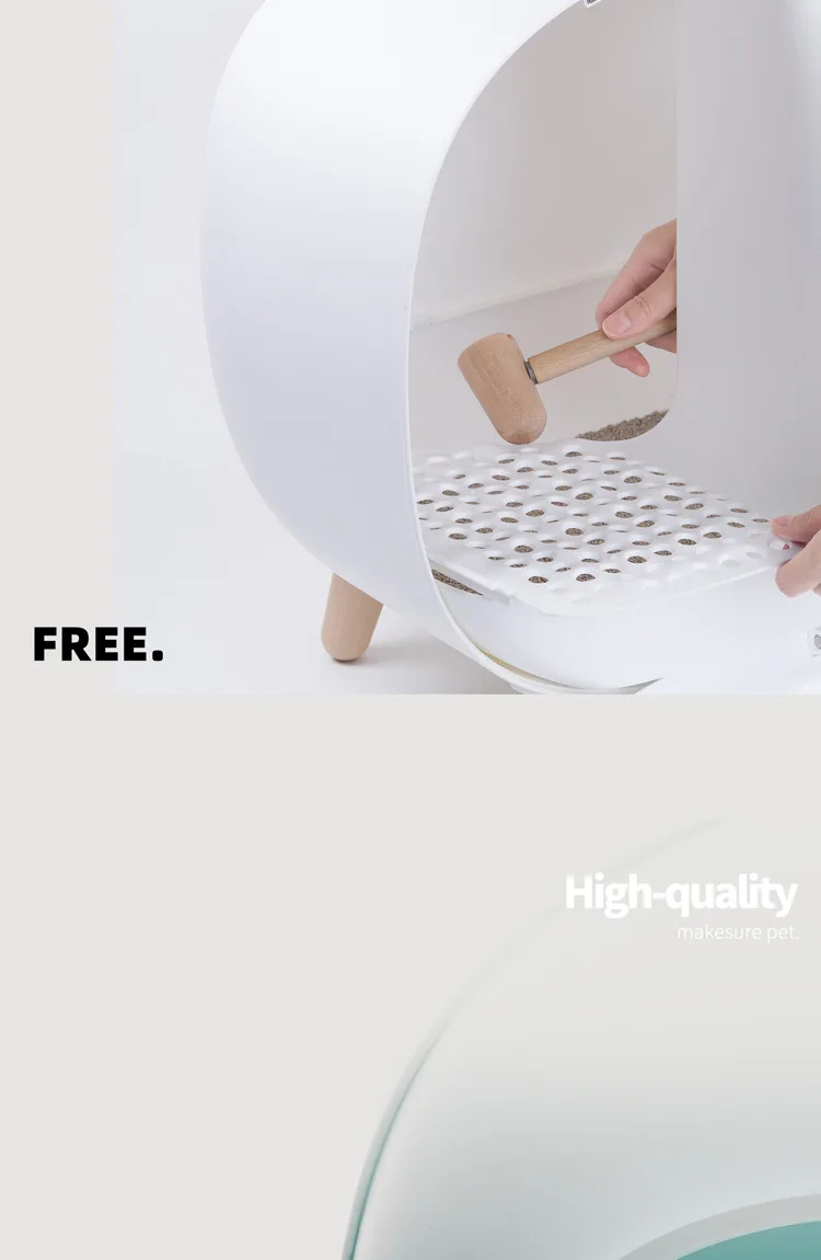 Makesure Cat Litter Box Fully Enclosed Cat Toilet Pet Supplies High-Value Cat Toilet Automatic Self-Cleaning Litter Box 16 kf Sc93cad69a4174839a8fdf2f4644b9c04p