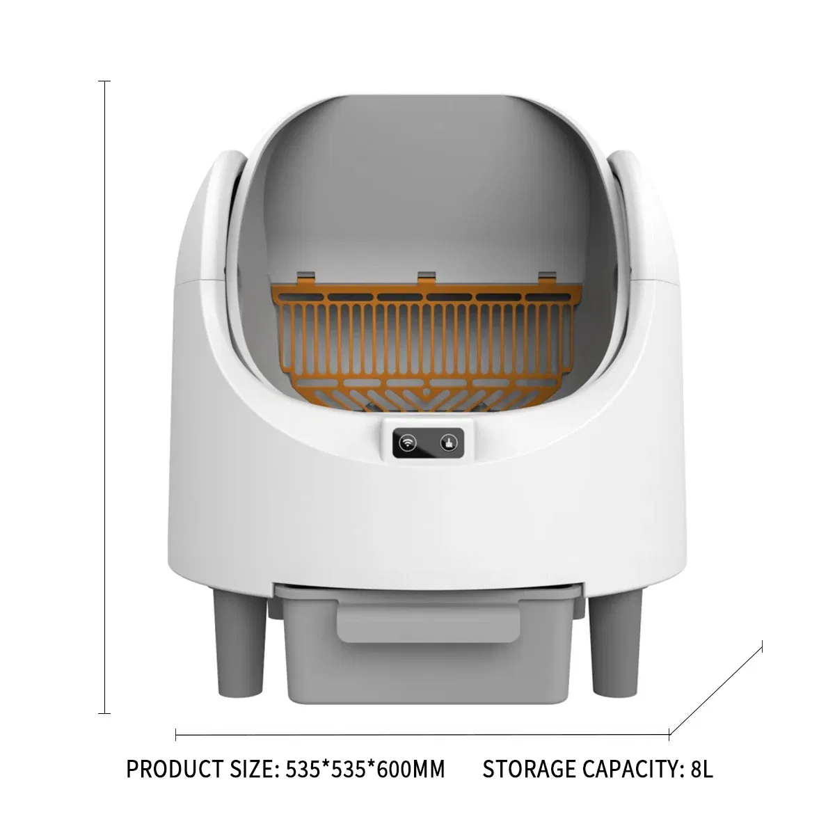 Closed Cat Litter Box Extra Large Cat Litter Products Plastic Self Cleaning Automatic Litter Box Large 18 kf Sdbb5d3b529824213b2de96c9ffae7ba0r