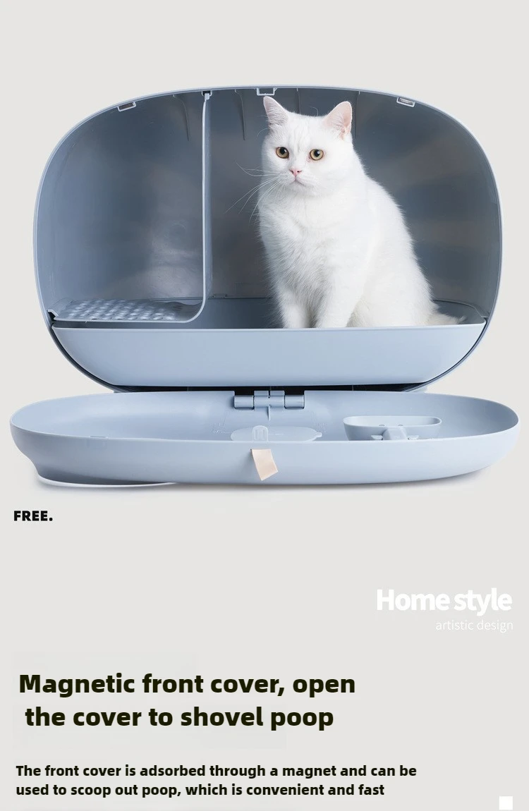 Makesure Cat Litter Box Fully Enclosed Cat Toilet Pet Supplies High-Value Cat Toilet Automatic Self-Cleaning Litter Box 14 kf Sdd56e2bef574496c816aede6298187d90