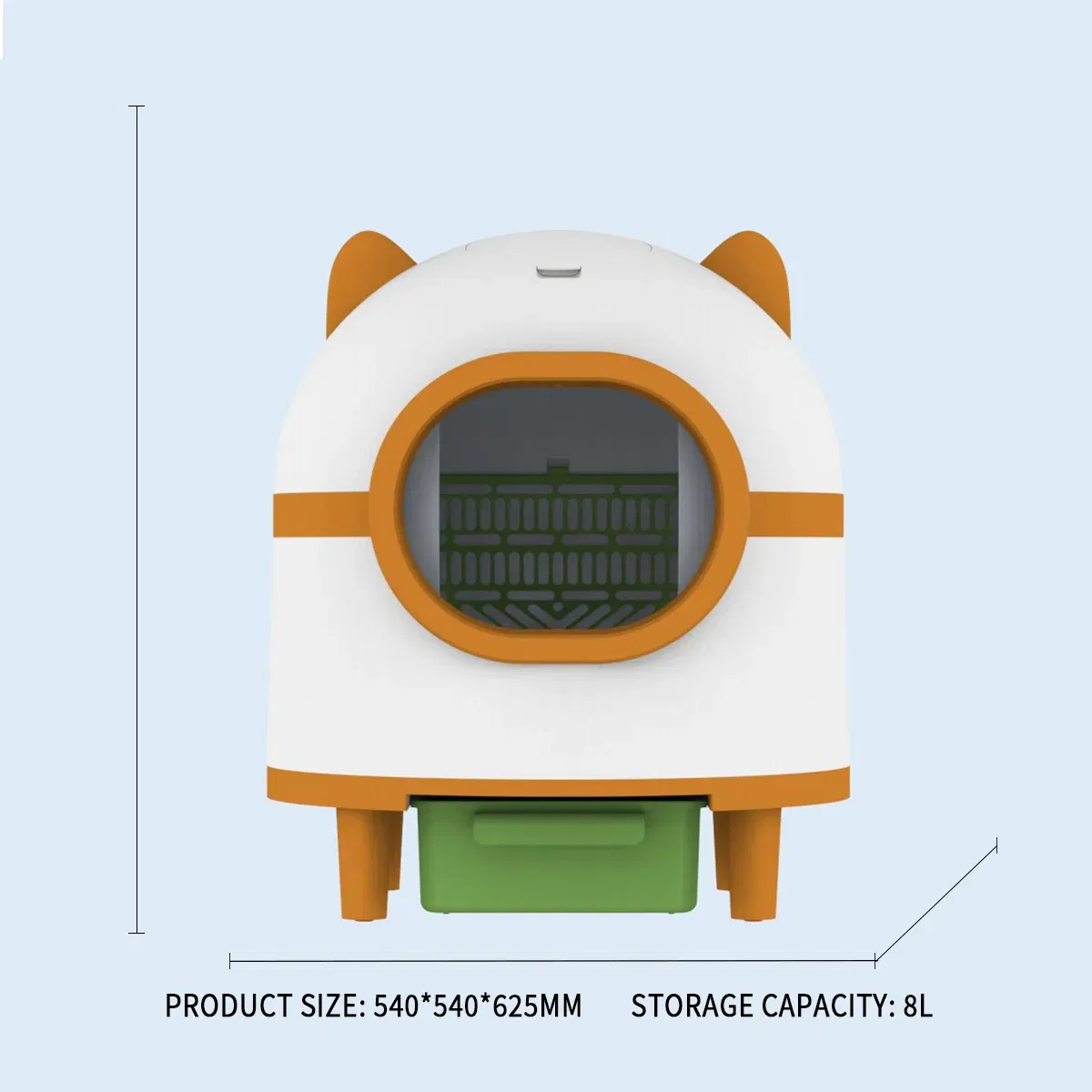 Closed Cat Litter Box Extra Large Cat Litter Products Plastic Self Cleaning Automatic Litter Box Large 11 kf Sf3c822b2b2e94163a8bf313493447d7c6