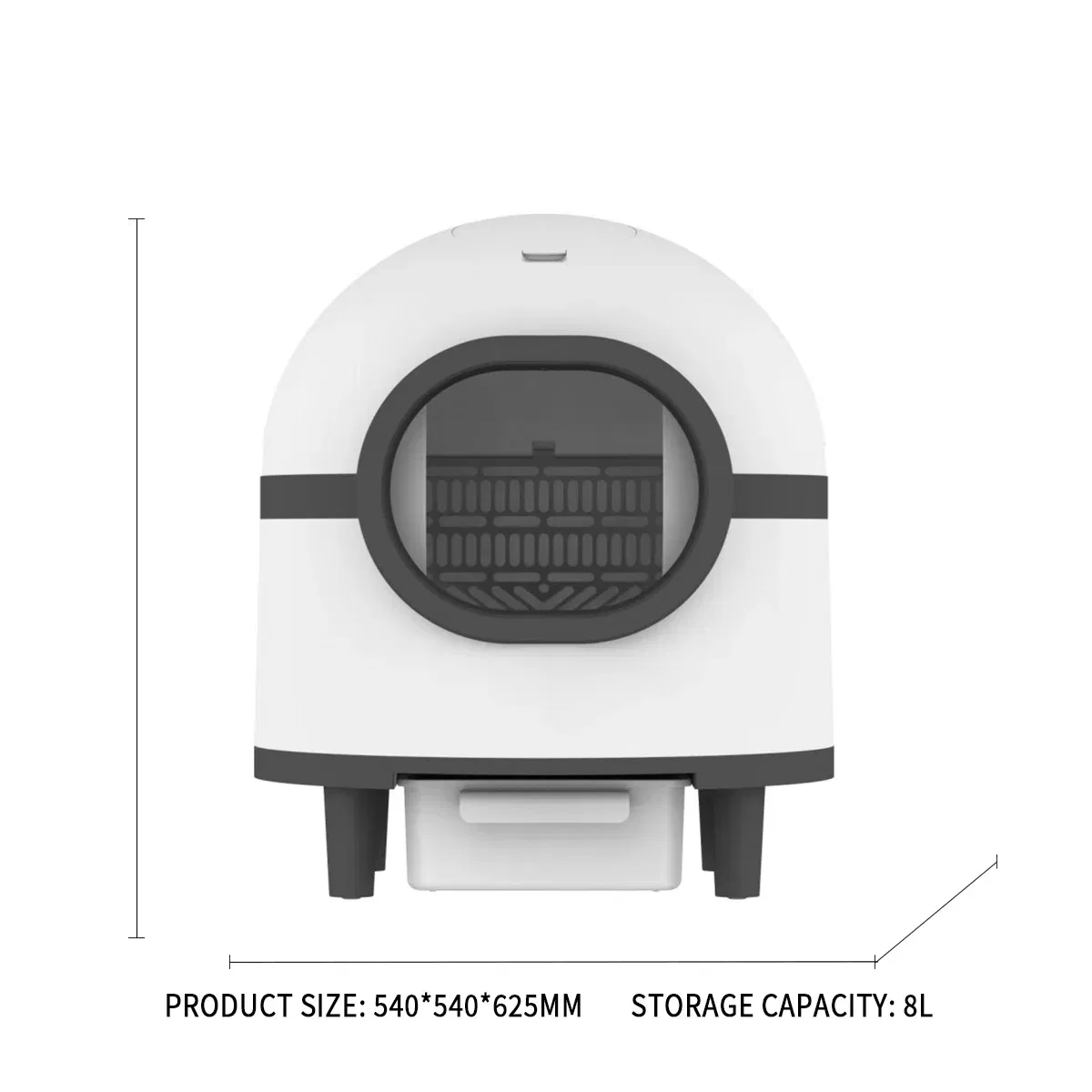 Closed Cat Litter Box Extra Large Cat Litter Products Plastic Self Cleaning Automatic Litter Box Large 8 kf Sf5841979f59840b59d877a8cee995f76R