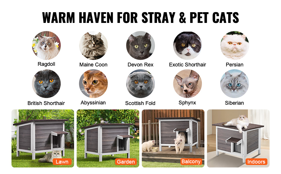 product XJSMZMBHSDCS2CAKV wooden cat house a100 2.5 pt
