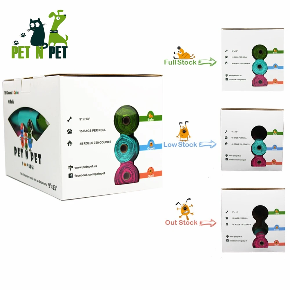 kf H25b1c4720aeb465fa8702581dad109a9h Pet N Pet Biodegradable Dog Poop Bags Earth Friendly Firm 720 270 Counts 3 Colors Lavender