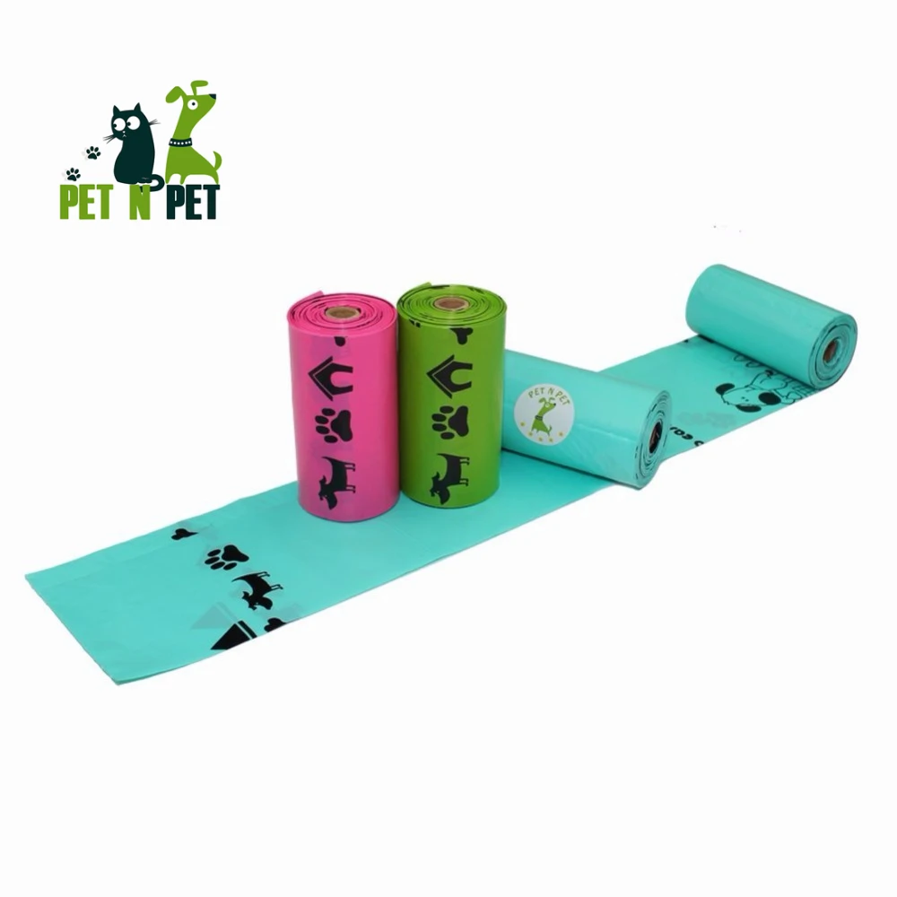 kf H3fcbef66939f49b5a280a8f42d9141ebf Pet N Pet Biodegradable Dog Poop Bags Earth Friendly Firm 720 270 Counts 3 Colors Lavender
