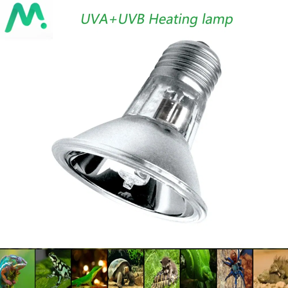 25/50W Uva+Uvb 3.0 Reptile Lamp Pet Amphibians Lizards Heating Bulb Turtle Tortoise Basking Lamp E27 Heating Light Full Spectrum 8 kf H4bfe05daa2d84c5685a7225020e33f21G