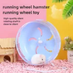 Silent Hamster Running Wheel Small Rodent Exercise Toy Rat Mice Gerbil Jogging Play With Brackets Pet Accessorieshamster 17 kf S03ab7f14a9ee4becbe949170316fd1cfq