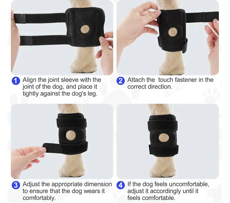 Dog Protector Support Protects Bandage Dog Arthritis Protector Cover Dogs Hock Joint Brace Pet Knee Pads Dogs Injury Recovery 11 kf S14e9faf7a6b8429aa085674d9a9a3376Z