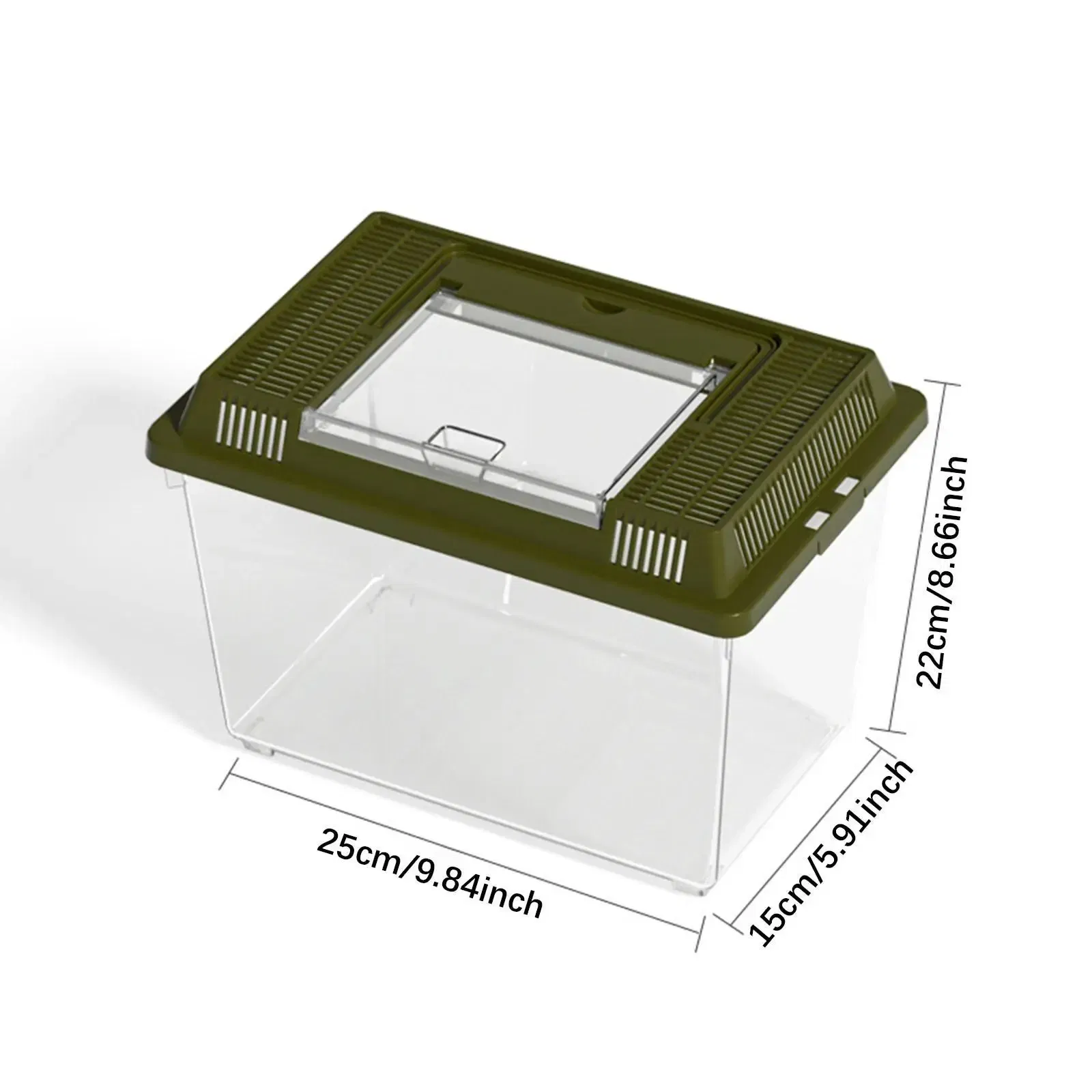 Turtle Bathtub Outdoor Habitat Amphibian Breeding Box Reptile Tank Pet Container