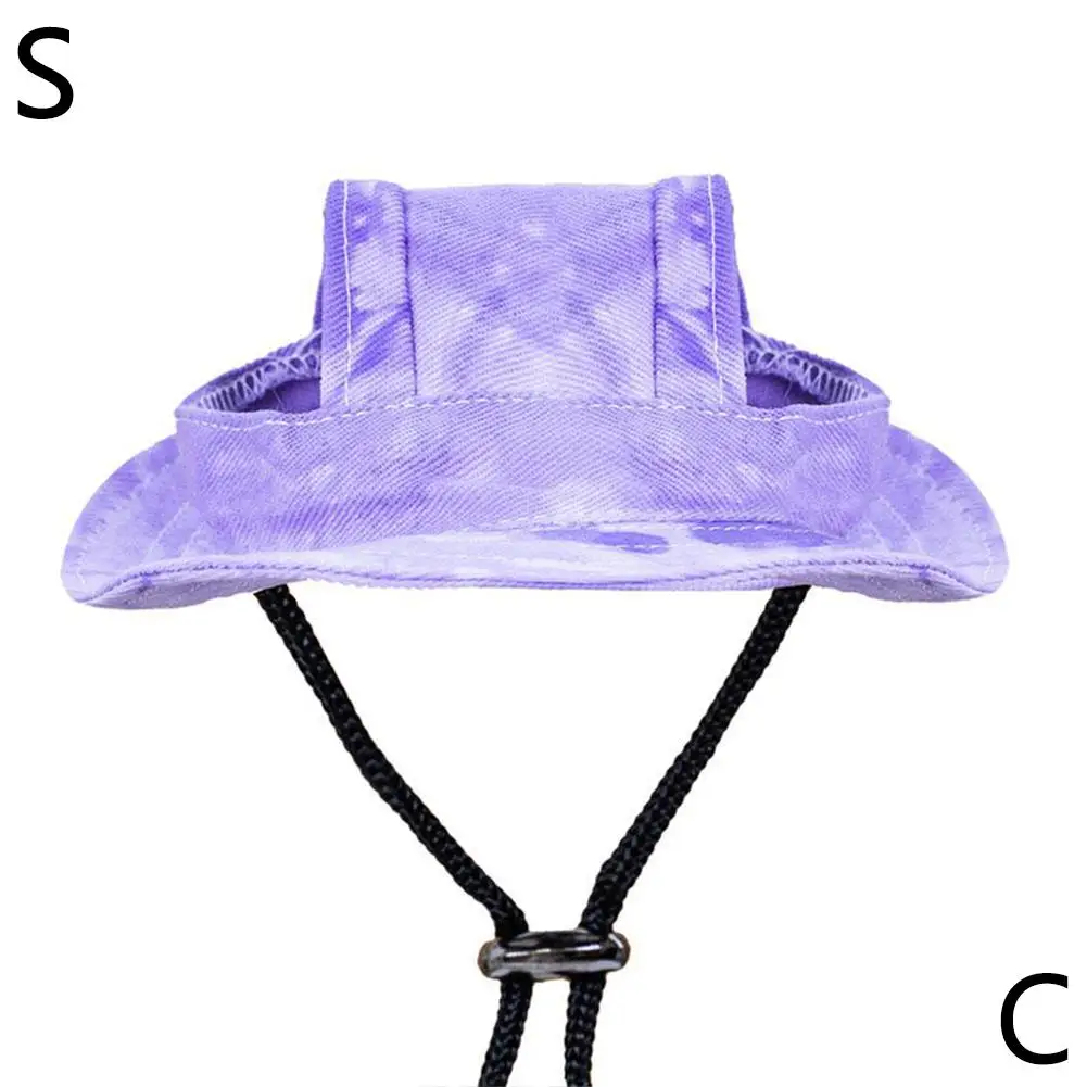 Cotton Cat Sun Hat With Ear Holes Round Brim Dog Puppy Cat Bucket Hat Outdoor Sun Protection Pet Caps For Small Medium Cat Dogs 22 kf S1950c7fd40a6465ea19ce9ba42487668U
