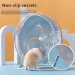 Silent Hamster Running Wheel Small Rodent Exercise Toy Rat Mice Gerbil Jogging Play With Brackets Pet Accessorieshamster 19 kf S209563ae35814792993eea775af480c7p