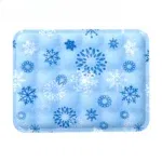 Blue snowflakes