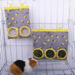 Rabbit Hay Bag 2/3 Holes Hanging Dry Grass Feeder For Guinea Pig Bunny Chinchillas Rats Small Animal Food Storage Bag 51 kf S248ce27db9b84eef904a1692d0e17ad9J