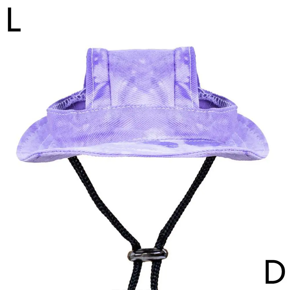 Cotton Cat Sun Hat With Ear Holes Round Brim Dog Puppy Cat Bucket Hat Outdoor Sun Protection Pet Caps For Small Medium Cat Dogs 24 kf S2b637b30f5f94f2ea6024636806ea5634