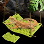 1Pc Reptile Hammock Swing Perch, Durable Plastic Climbing Hanging Bed For Lizards, Geckos, Frogs, Snakes, Spiders - Pet Play 11 kf S347719382eec41fb95343c7d9c6842a7d