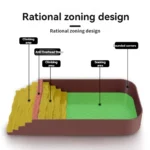 Reptile Ramp Water Bowl Dish Reptile Bathing Pool Feeding Dish With Ramp Aquarium Ornament For Gecko, Snake, Turtle, Lizard Bath 30 kf S446d6bca3449405d90a5009455f161a3E