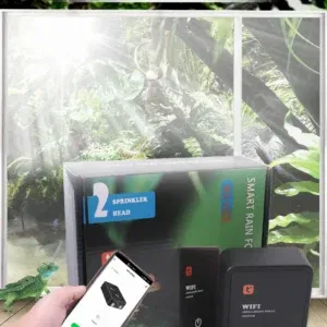 HOMEFISH WiFi Rainforest Tank Timed Spray System Misting Kit Reptile Turtle Tank Intelligent Misting Humidification System