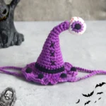 Purple eyeball hat
