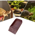 Reptile Ramp Water Bowl Dish Reptile Bathing Pool Feeding Dish With Ramp Aquarium Ornament For Gecko, Snake, Turtle, Lizard Bath 27 kf S5bf85bcc0364448ea7bf29eb1f487846r
