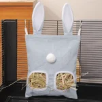 Rabbit Ear Hay Feeder Hanging Pouch Bunny Feeding Bag 2/3 Holes Storage Hay Holder For Hamster Chinchilla Guinea Pig Small Pets 30 kf S5d0ee3dfbe5a4e5fa24b396556227eb0Z