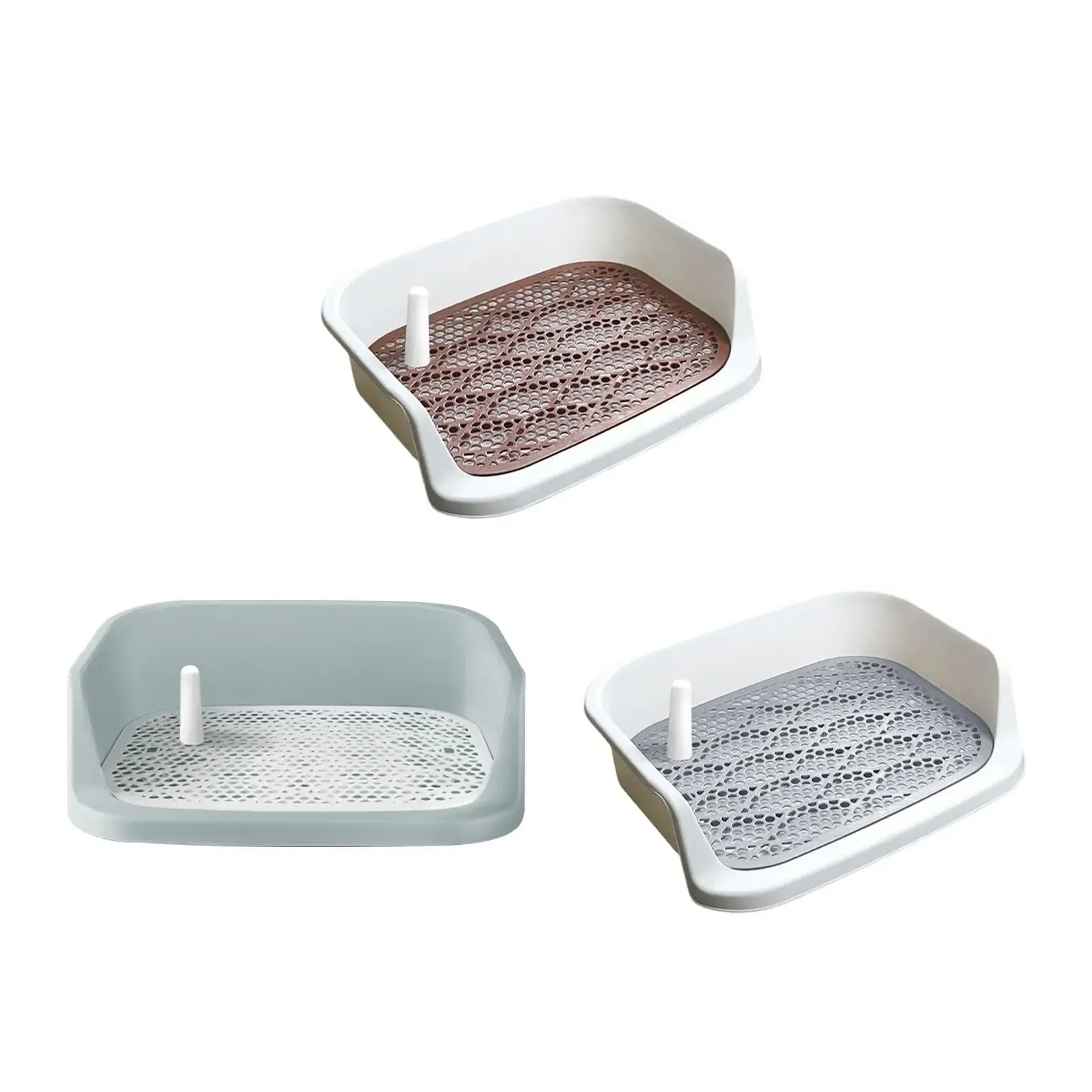 Dog Toilet, Puppy Potty Tray, Portable Indoor Potty Tray for Outdoor, Cleaning Tool Dog Potty Toilet Trainer Corner