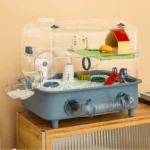Large Hamster House, Ventilated Plastic Cage With Diy Tubes, Escape-Proof Small Pet Home, Modern Rodent Playground 55 kf S74bd96a86498488dad53c03dd6b8cdd8X