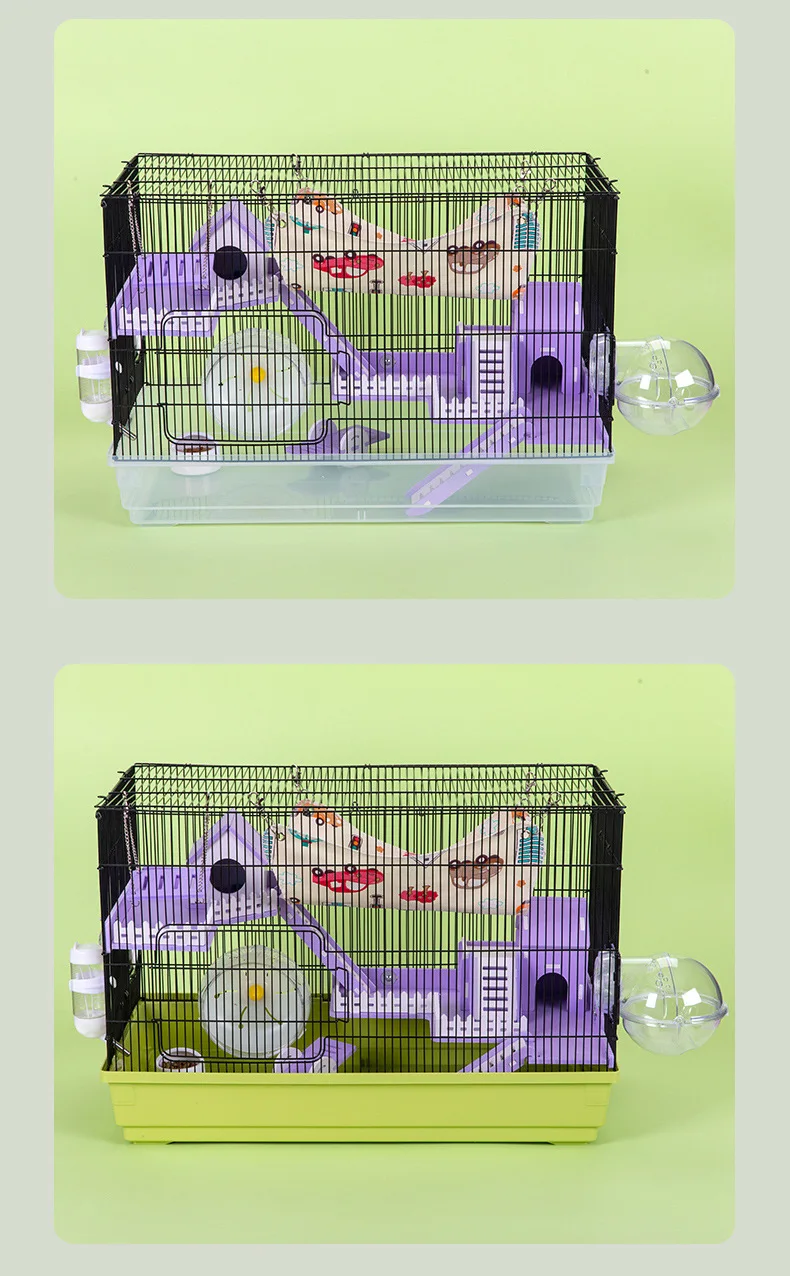 Hamster Cage Double Storey Luxury Villa Castle Hamster Nest Pet Golden Bear Large Villa 13 kf S79b3db6d4de64a3486b84fd3e7e458a7y