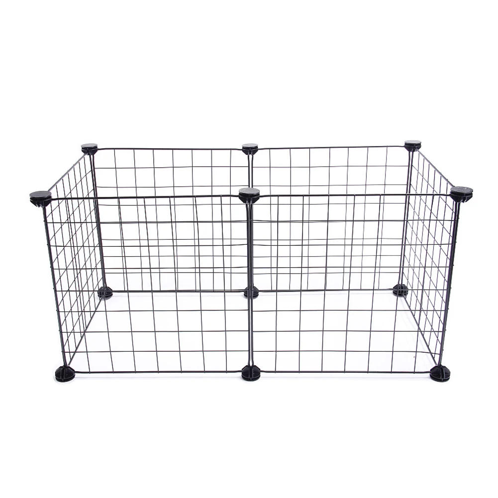 Diy Pet Playpen Fence Enclosure Yard Kennel Foldable Pet Playpen Iron Fence Puppy Kennel House Exercise Training Easy Install St 12 kf S8a2b80ed3a3847dc9a3eb7db5747e783d