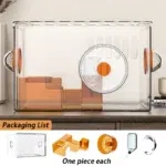 Orange no bathroom