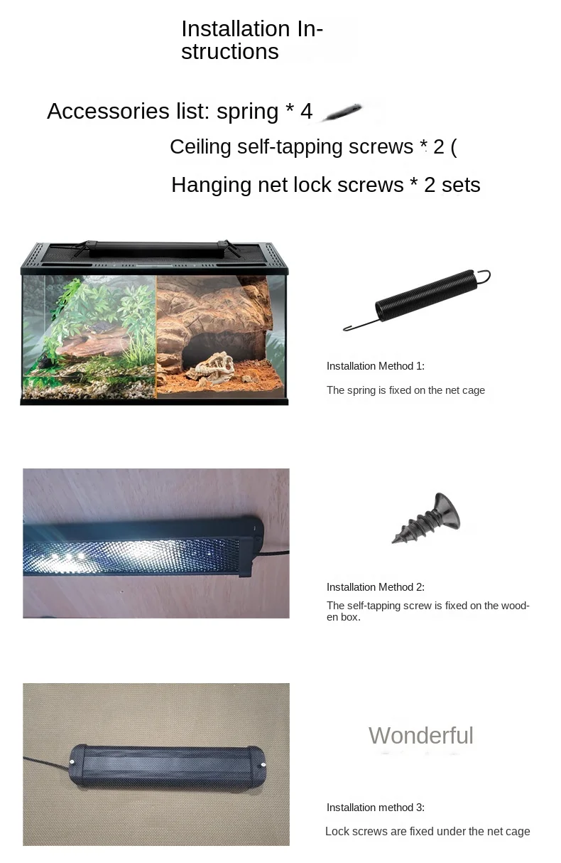 Reptile Uva+Uvb Full Spectrum Led Uv Lamp 10.0/20.0 Turtle Lizard Snake Light Terrarium Lamp For Reptile Vivarium Calcium Supply 21 kf S9bf383d810c4440aa88bd33e2446e079Y