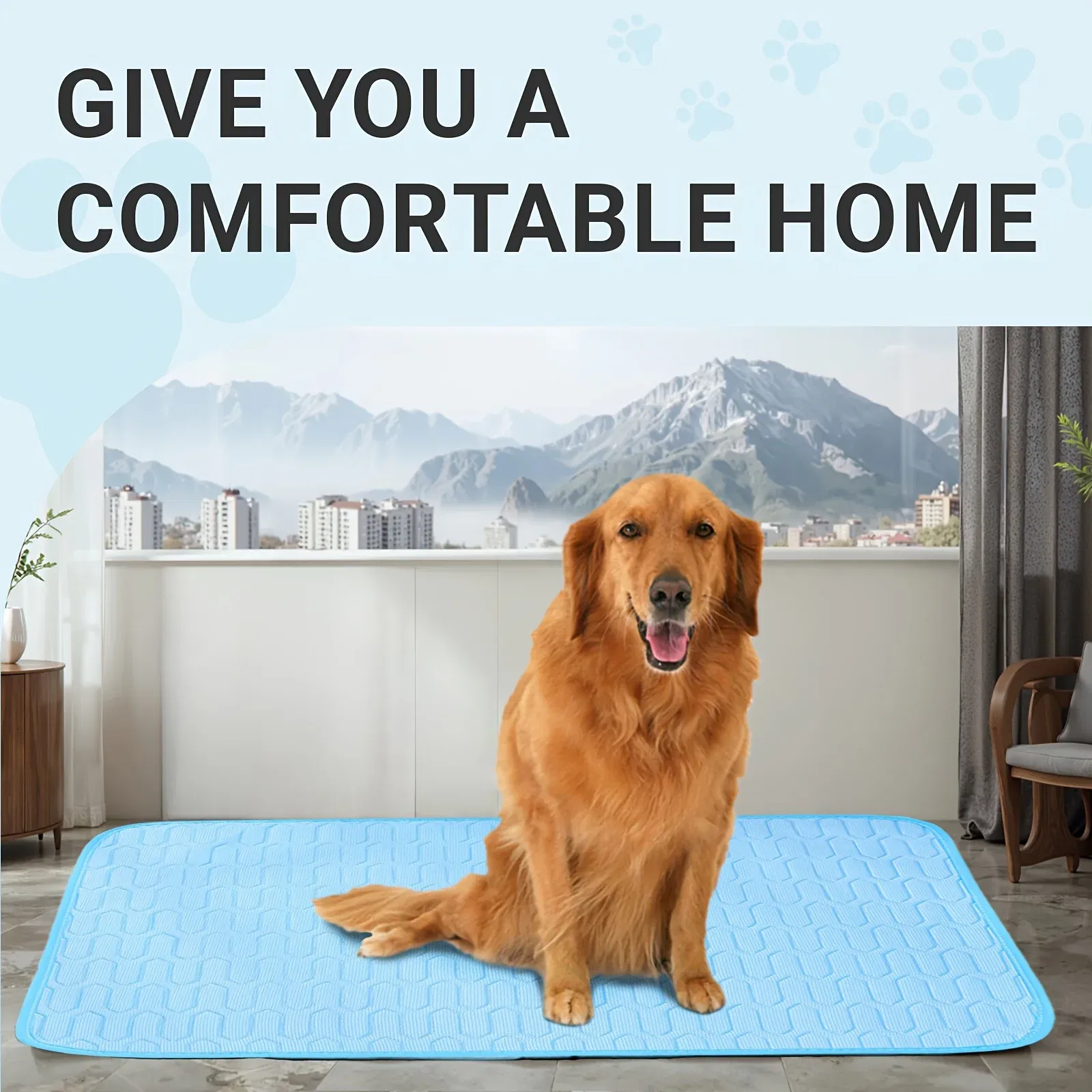 2025 Upgraded Ice-Cool Summer Pet Cooling Mat And Bed Sweat-Absorbent Fabric Available In 4 Sizes For Small Medium And Large Pet 29 kf Sa5a7ff3bbc6749179e3146c3b37314270
