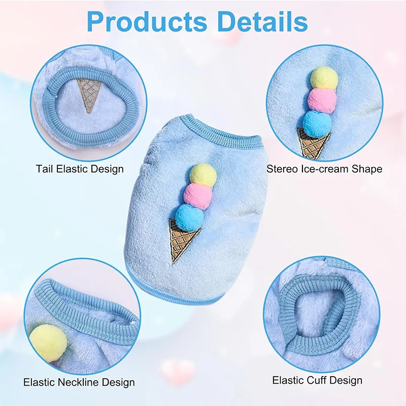 Bunny Clothes For Rabbits Small Animal Guinea Pig Warm Vest Clothes Costume Soft T-Shirt Clothes For Hamster Clothes Xs Xxs 12 kf Sad70785310534b69b1d0cae0038cf3b9l