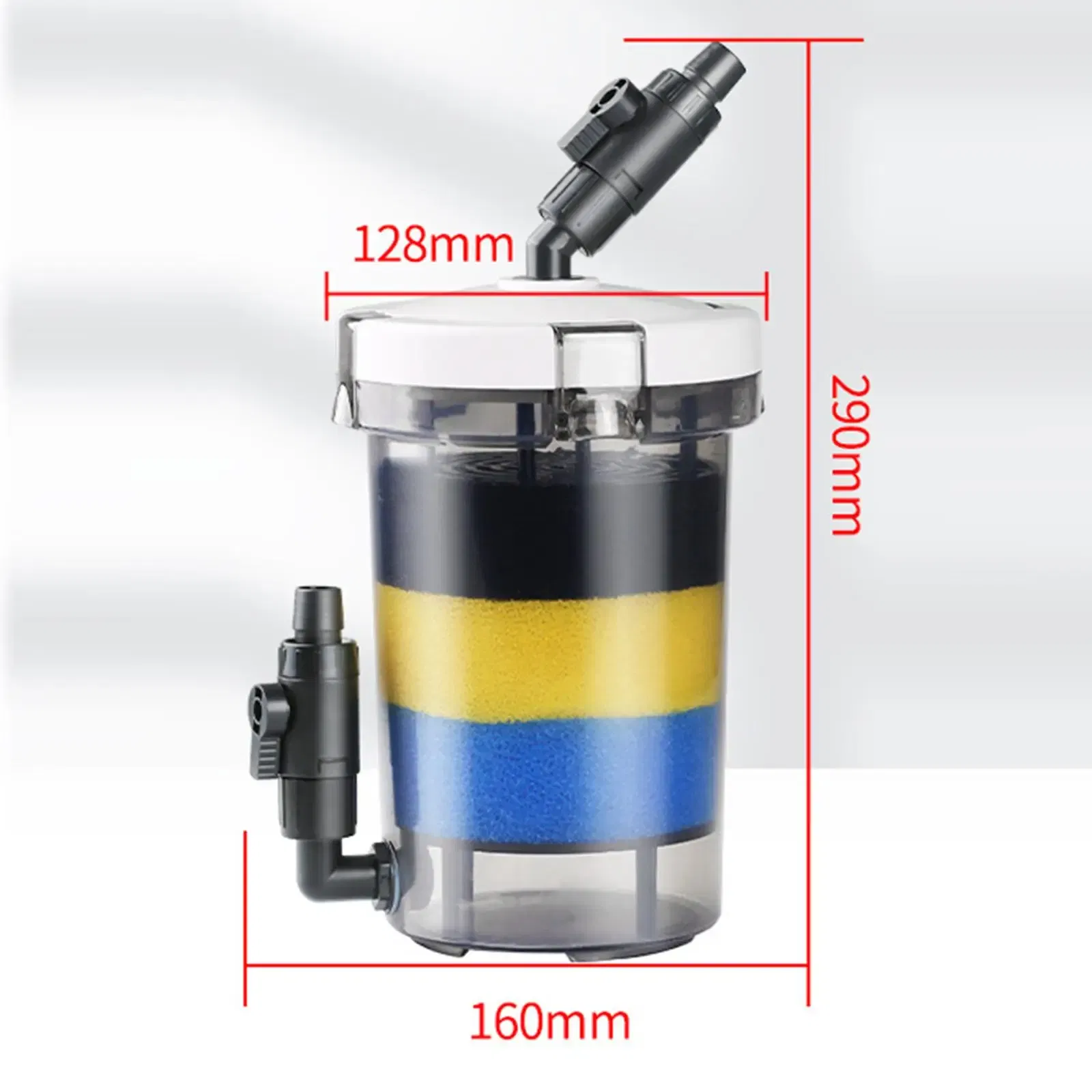 In-tank Filter Turtle Tank Quiet Filtration Dual Use Internal Adjustable Flow